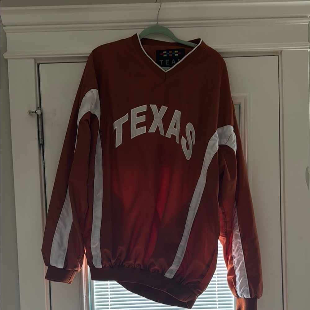 Texas Brown and White Pullover